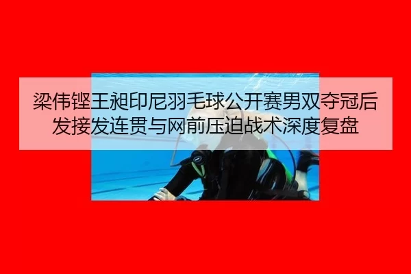 梁伟铿王昶印尼羽毛球公开赛男双夺冠后发接发连贯与网前压迫战术深度复盘