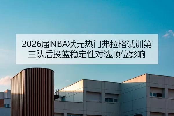 2026届NBA状元热门弗拉格试训第三队后投篮稳定性对选顺位影响
